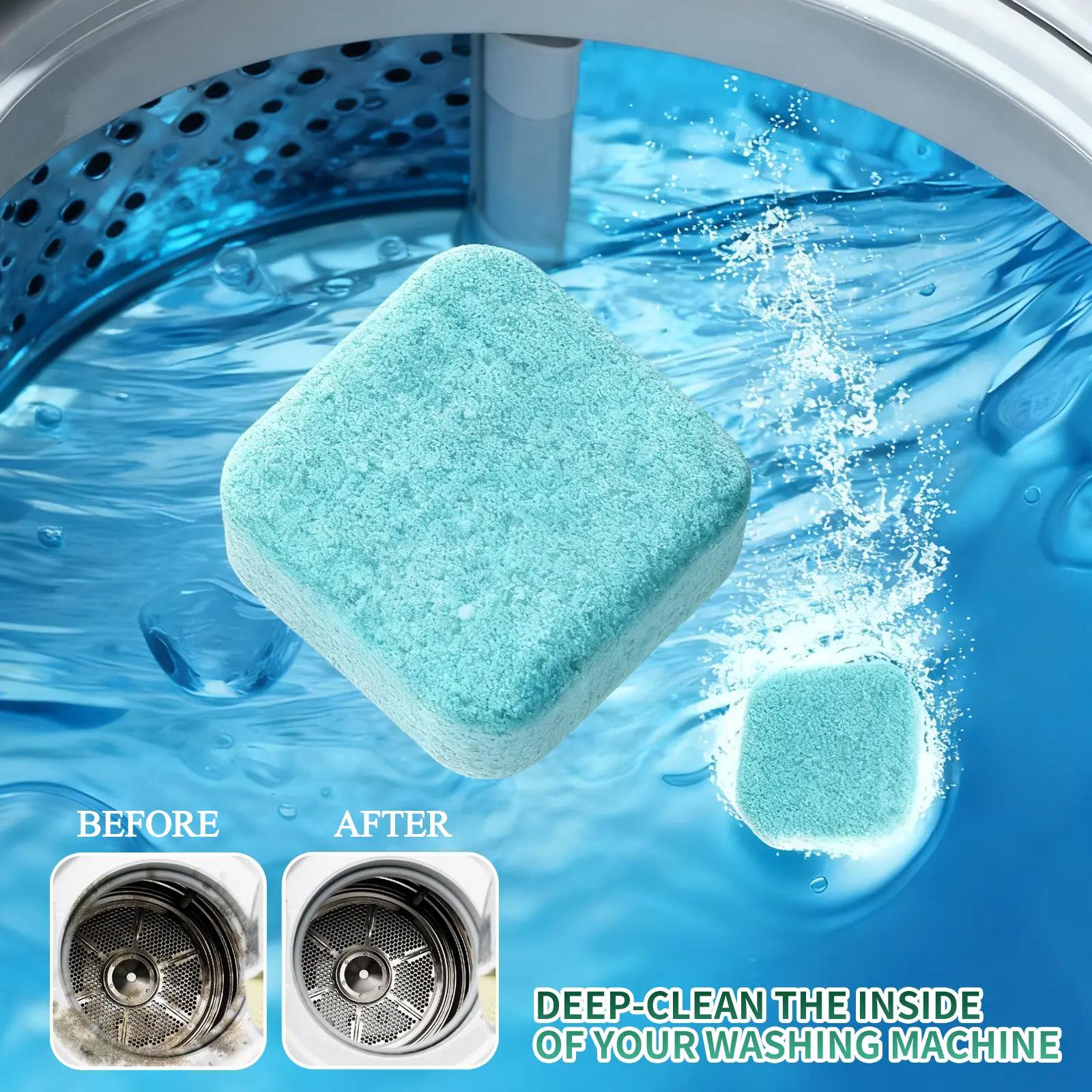 Three-pack eco-friendly washing machine cleaner can effectively remove pet odors and residual dirt from clothes, keeping the washing machine fresh and clean Cute Dinosaur-Shaped Toilet Bowl