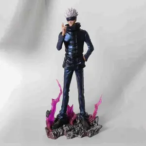 Jujutsu Kaisen Yuji Tsugumi Dual-Headed Sculpture, Jujutsu Master Figure Model, Teacher Statue Handmade Collectible
