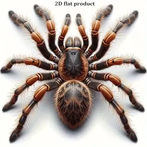 2D Cartoon Spider Vinyl Sticker, 6.0 Inch Animal Theme, Self-Adhesive, Smooth Surface, Halloween Decoration for Car, Laptop, Truck, Motorcycle, Window, Wall