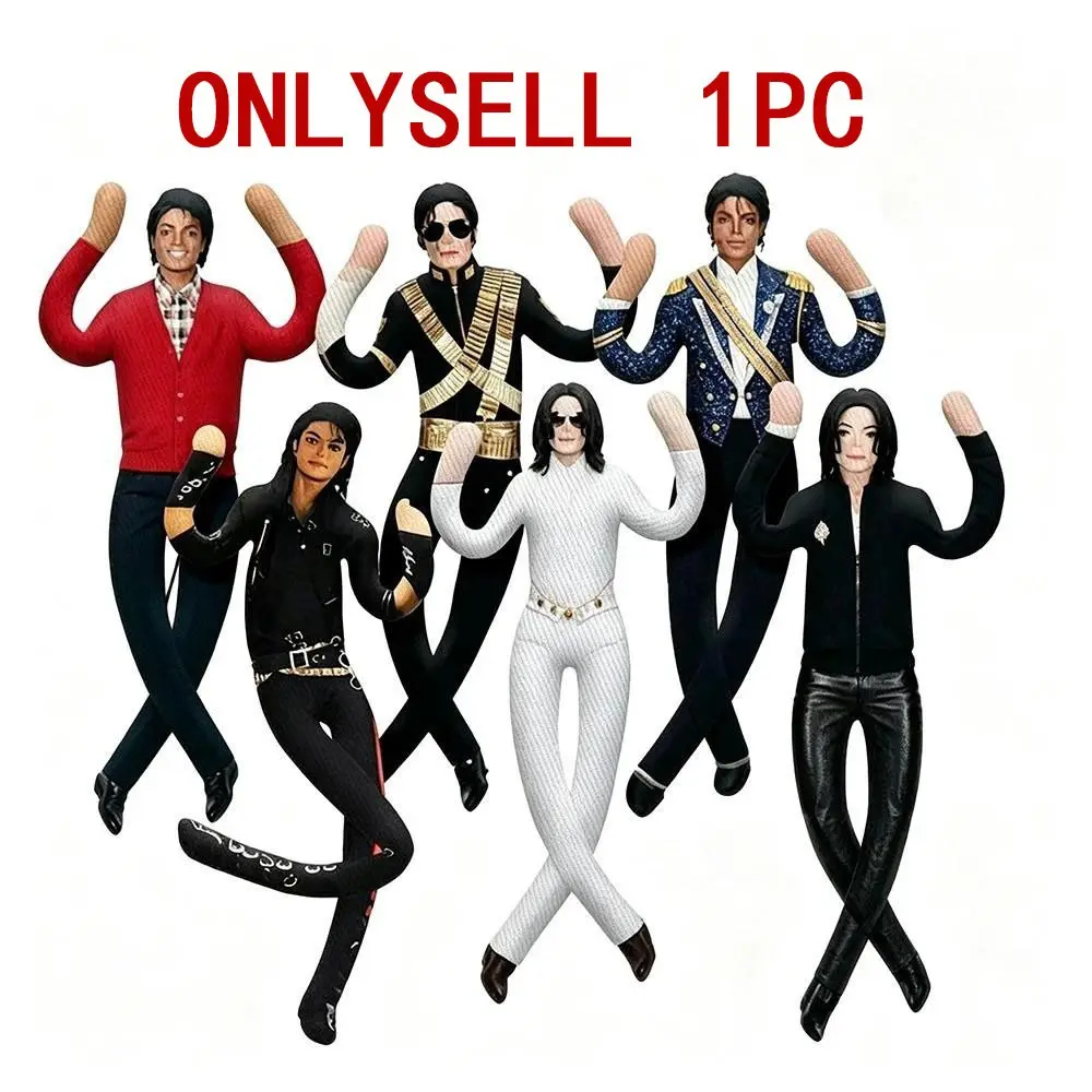 New Michael Jackson Role-Playing Doll, Plush Toy Figure, Room Decor, Abstract Jointed Prop, Gift Idea, Character Costume Accessory