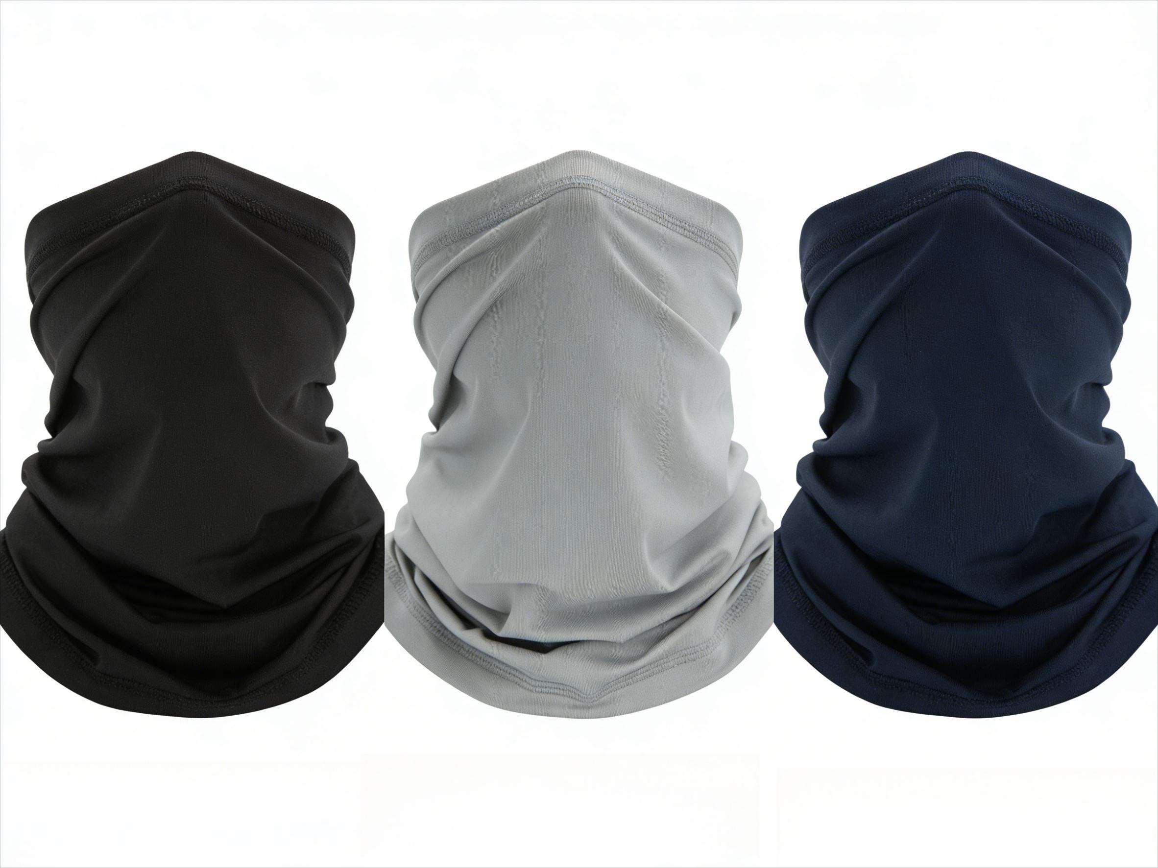 6-Pack Camouflage Neck Gaiters Face Mask for Men Women, Seamless Bandana Scarf Balaclava Headband, Multi-Functional Outdoor Headwear