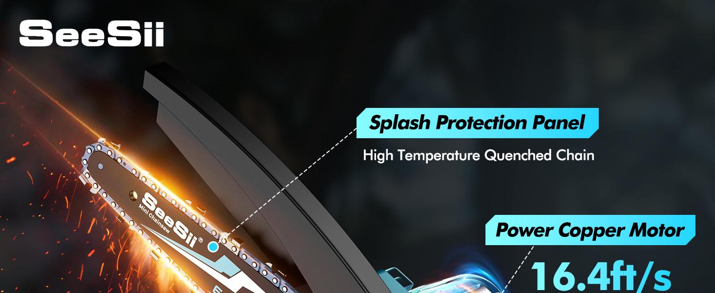 SEESII Mini Chainsaw 4Inch/6Inch, Handheld Electric Power Chain Saw with Battery for Tree Trimming Wood Cutting,Gifts for Father, Dad, Husband, Men CS600B #TikTokShopBlackFriday SEESII Mini Chainsaw 4Inch/6Inch, Handheld Electric Power Chain Saw with Battery for Tree Trimming Wood Cutting,Gifts for Father, Dad, Husband, Men CS600B #TikTokShopBlackFriday