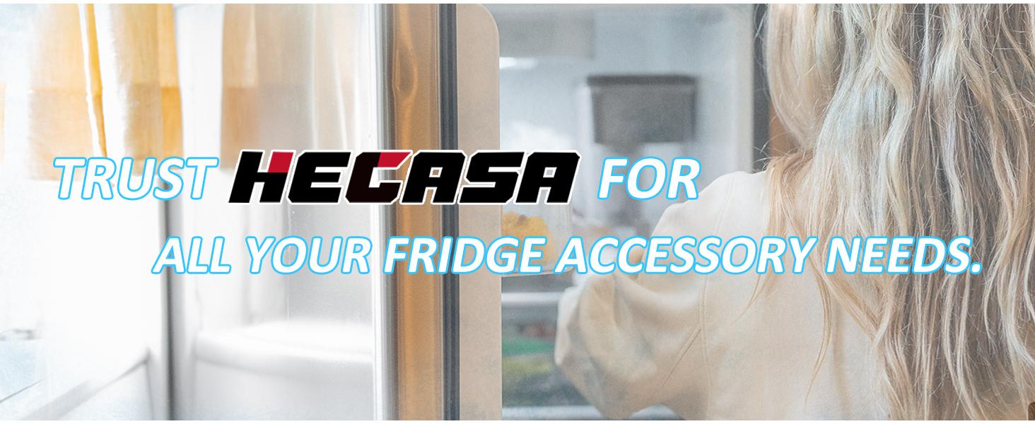 HECASA WR17X11889 AP3855305 Refrigerator Door Retaining Fixed Shelf Bar for 1169732 AH964507 EA964507 PS964507 WR17X12916 Replacement only White