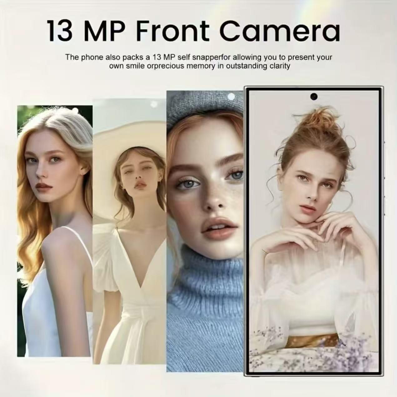 25Ultra Android Smartphone, 6.8 Inch Dual 108MP+48MP Cameras, Long-Lasting 6800mAh Battery, Fast Charging, OTG Function, Facial Recognition Unlocking, Stylus, 12GB RAM +512GB ROM, 5G Network Android 14 OS, Unlock Cellphone for