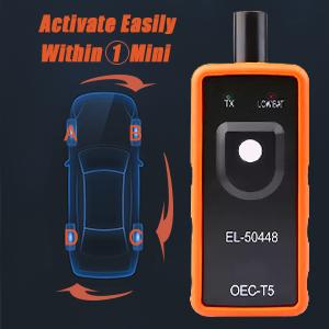TPMS Relearn Tool, Auto Tire Pressure Monitor System Sensor, EL-50448 Automotive Programming Training Activation Reset Tool OEC-T5 Compatible with Buick/Chevy/Cadillac Series Vehicles
