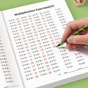 48-Page Timed Multiplication & Division Times Tables Workbook, Daily Arithmetic Drills to Boost Calculation Speed & Accuracy, Educational Math Practice Book, Homeschool & Classroom School Supplies, Ideal Back to School & Birthday Gift