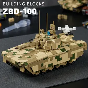 100% Support Tank Building Blocks Set, Military Theme Model, Stable Design, Smooth Movement, Creative Toy Gift, Unisex