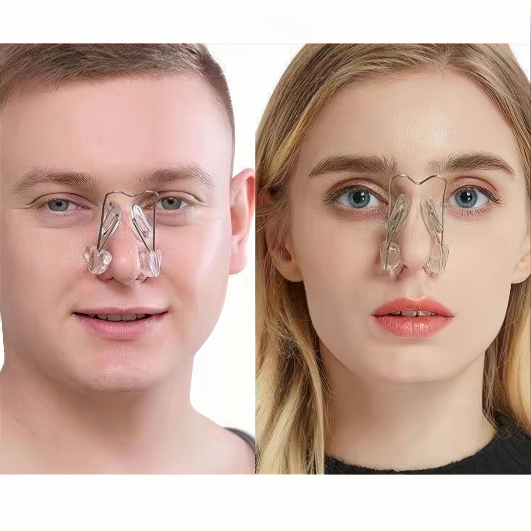 Adjustable nose shaper_Non-surgical nose lift hook, reusable, transparent, fragrance-free, no batteries required, multiple scenarios for beauty and comfort, nose lift hook Nose-Shaped Device ice roller face