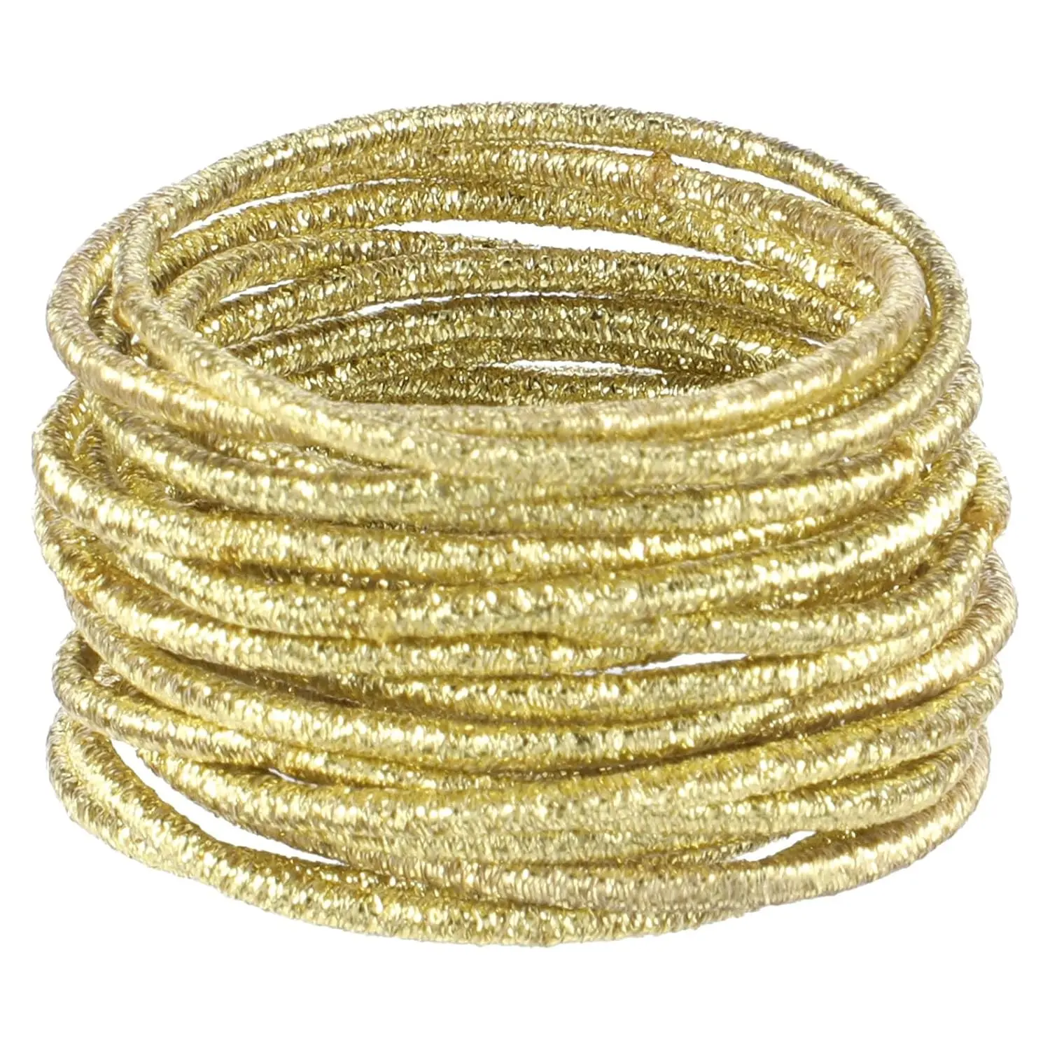 50 Pcs Gold Hair Ties, Thin Elastic Gold Hair Rubberbands, 2mm Small Rubber Ponytail Elastic Bands Shimmer Mini Ropes, No Damage No Metal