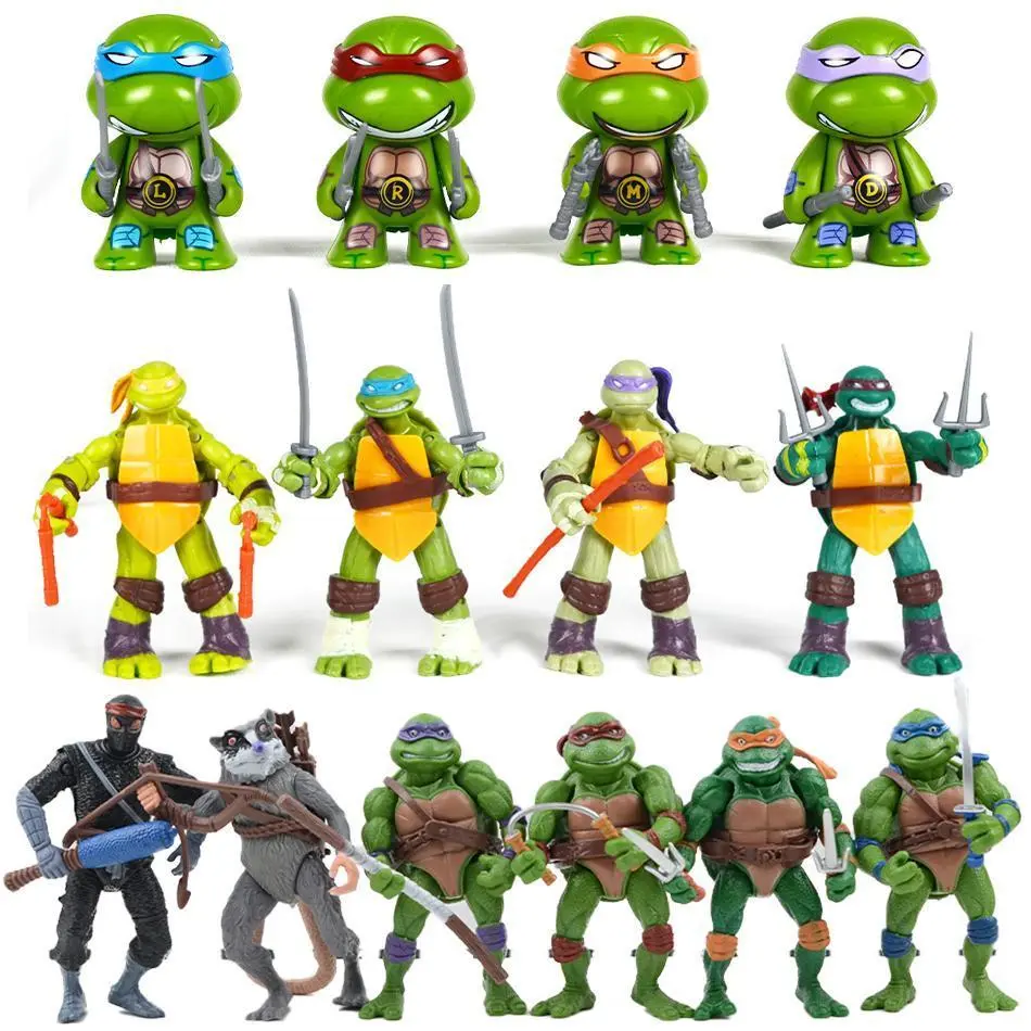 2026 hot item TMNT Action Figure Anime Teenage Mutant Ninja Turtle Figuras Toys NECA PVC Collection Model Gift for Children Decoration Popular toys
