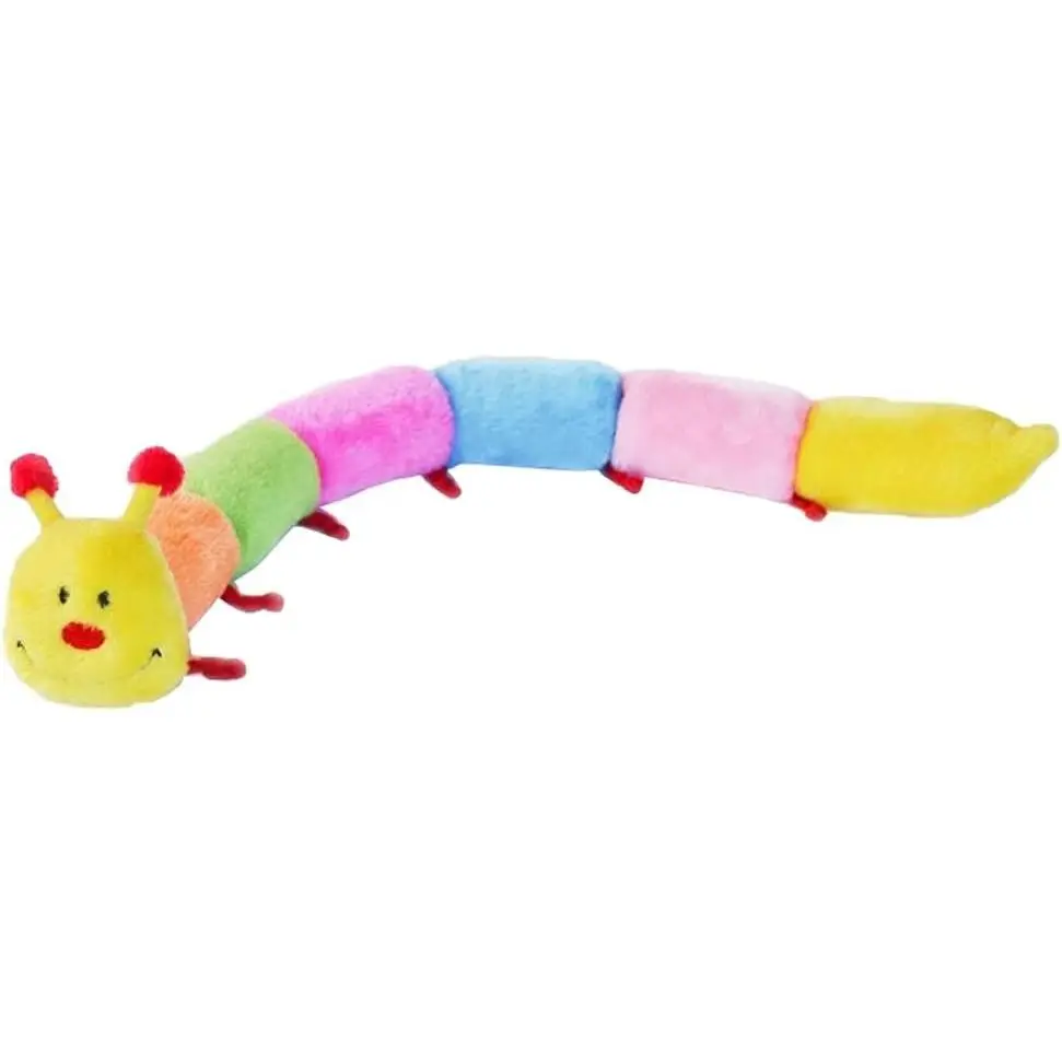 Deluxe Caterpillar Dog Toy, 30" - Squeaky Stuffed Plush Chew Toy for Medium & Large Dogs, Boredom Relief, Soft Puppy Toy