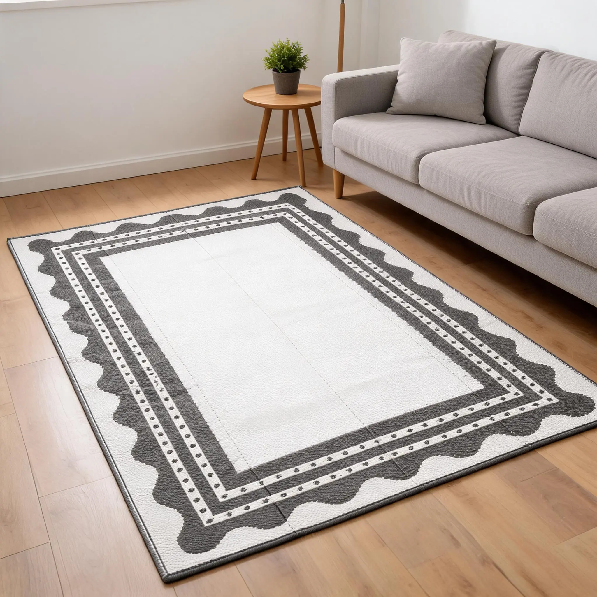 9x12 Reversible Outdoor Rug, Waterproof Brown & Beige Area Rug, UV-Resistant Plastic Straw Mat for Patio, Deck, Camping & RV, Foldable