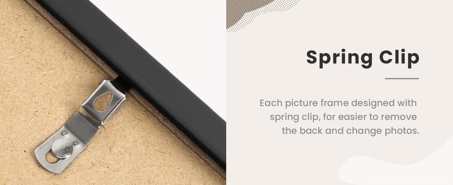 10 Pack Picture Frames Collage Wall Decor for Mounting or Tabletop Display, Photo Gallery Frame Set for Family, Multi Sizes Including 8x10, 5x7, 4x6, Black