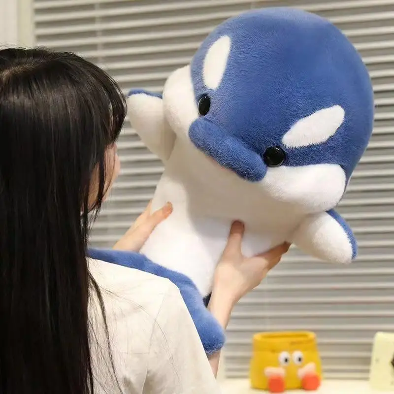35cm Simulation Selling Cute Orca Doll Stuffed Plush Toy Cartoon Anime Cute Pillow Cushion Children's Birthday Gift Fun Doll