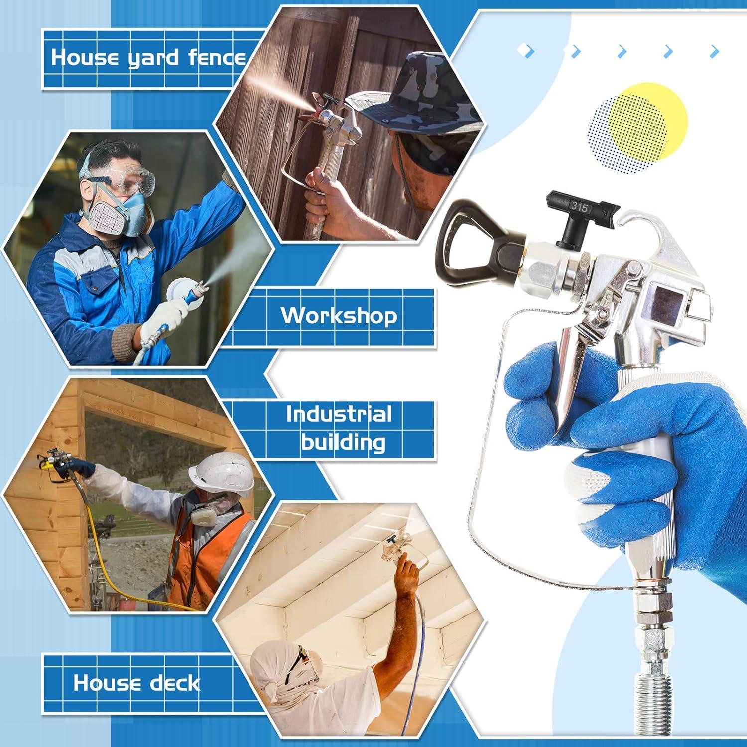 Reversible Spray Tip, Multi-size Airless Spray Nozzle, Suitable for Airless Paint Spray Tools & Airless Spraying Machine, Practical Power Tool Accessories