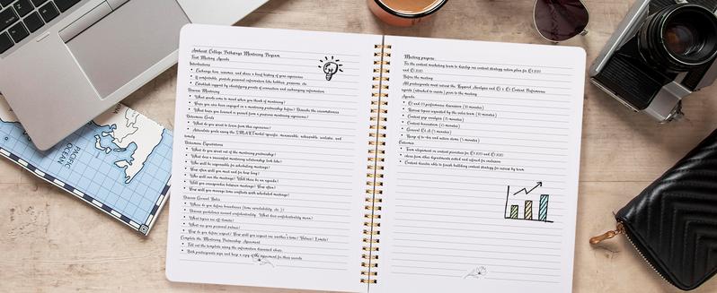 Aesthetic Spiral Notebook Set 3, 6 x 8 Pastel Notebook with Pocket 3, A5 Small Tear Out Lined Page Cute College Ruled Journal for Note Taking Writing for Women Man School Office Work