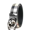 Men's Plaid Belt Letter G Alloy Automatic Buckle Casual Business Fashion Waistband, Versatile Youth Trendy Pants Strap, Fashion Belts, Fashionable Plaid Belt
