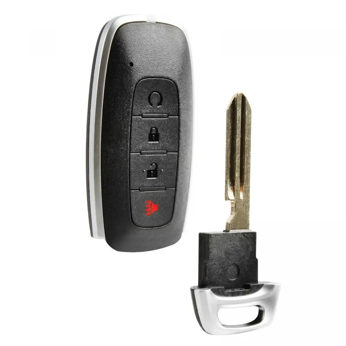 4-Button Proximity Key Fob for Nissan Rogue 2022-2025, Compact Vehicle Emergency Backup Replacement Key - Remote Start, Panic Alarm, Push-Start, Lock, 434 Mhz High-Security, FCC ID KR5TXPZ3, Continental S180144120, Part Number 285E3-6RA5A