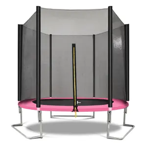 YC 8FT Trampoline Outer Net-Pink and black