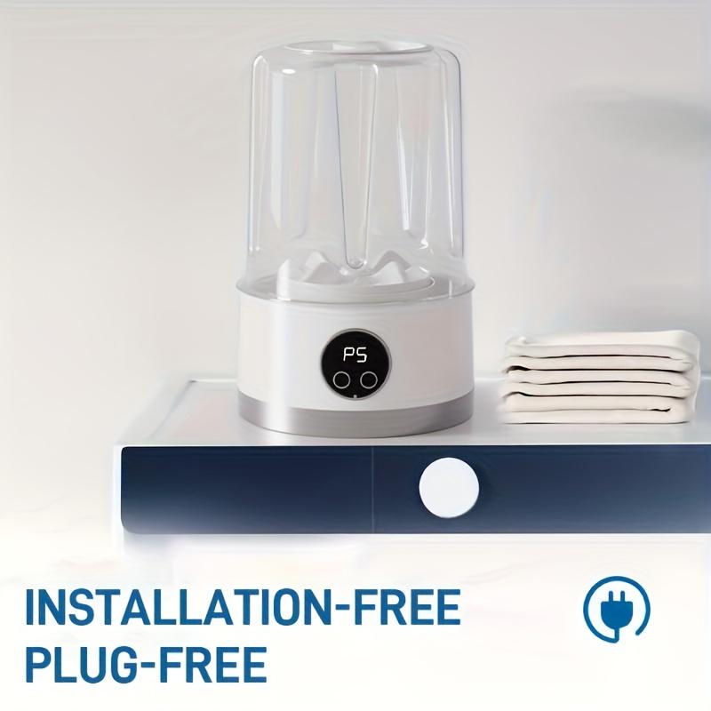 33.81oz Mini Washing Machine, USB Wireless Portable Underwear Laundry Cup, No Plug Required, 5-Minute Rapid Wash, Underwear-Specific, Convenient For Business Trips