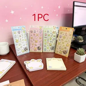 Cute 3D Glossy Crystal Epoxy Stickers, Transparent Gem Bubble Stickers, Pokémon Cartoon Set, DIY Creative, Kids Anime Stationery, Birthday Gift
