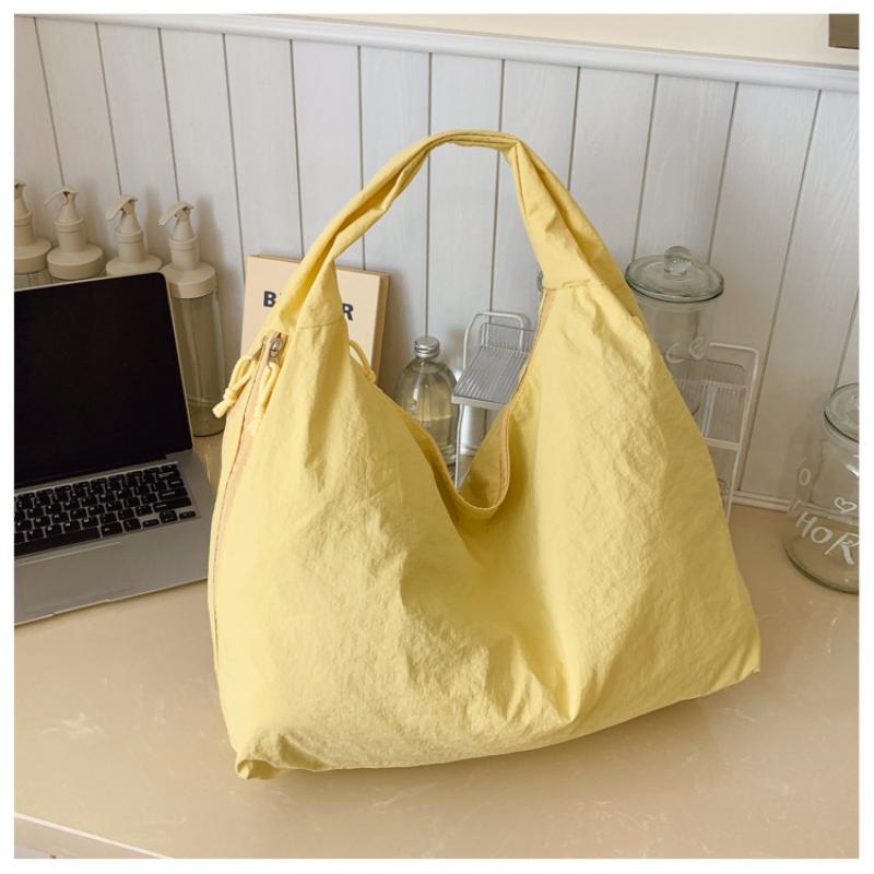 Large Capacity Popular Temperament Armpit Bag Nylon Cloth Shoulder Retro Handbag For Women