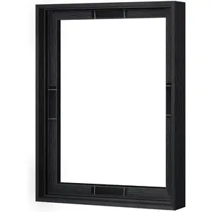 11x14 0.9" Deep Black Canvas Floating Frame, Floater Frame for Canvas Paintings with Adhesive, Vertical or Horizontal Wall Art Frame for Prints Oil Painting Diamond Decor, 1 Pack