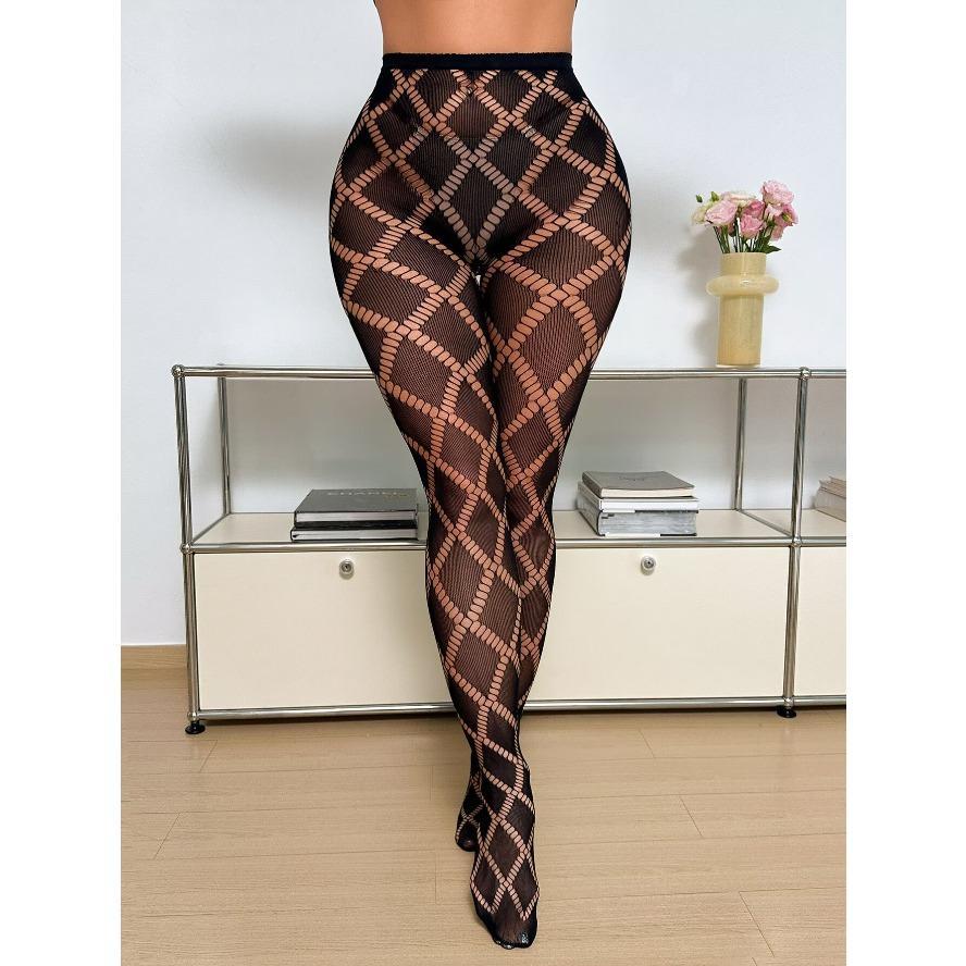 2026 New 6/3/1 Pack Black Fishnet Stockings, High Waist Suspender Pantyhose Set, Trendy Women's Outfit Accessories