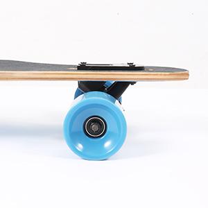 Longboard Skateboard, 41 Inch Drop Through Longboard Complete 9-Ply Nature Maple Premium Cruiser Long Board for Adults, Teens and Kids - High-Speed Bearings & T-Tool