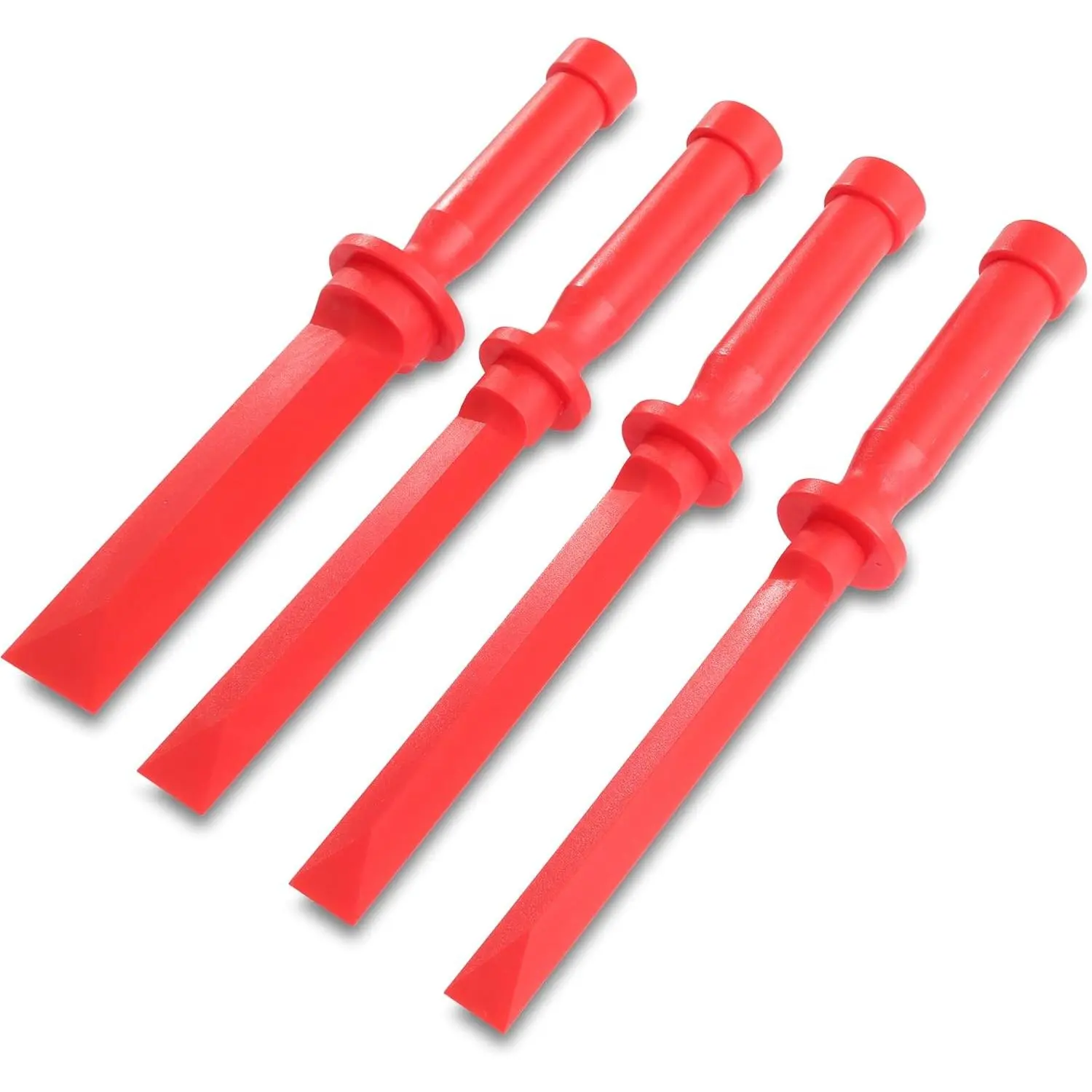 4-Pc Plastic Scraper Set & Vehicle Wheel Weight Remover