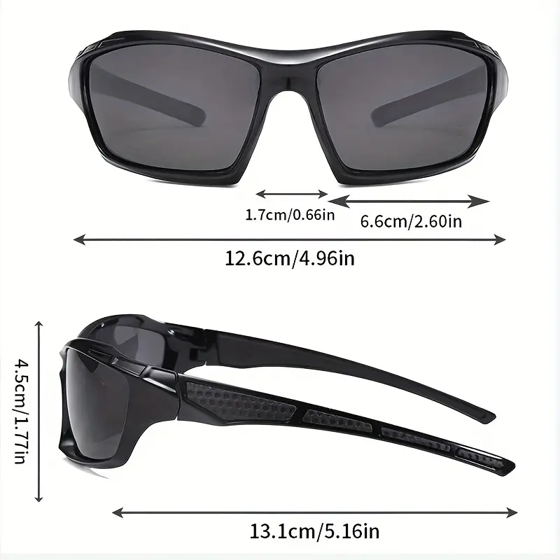 Men's Abs Polycarbonate Sunglasses - Male Sports Frame, for Multi-Sports and Driving Use