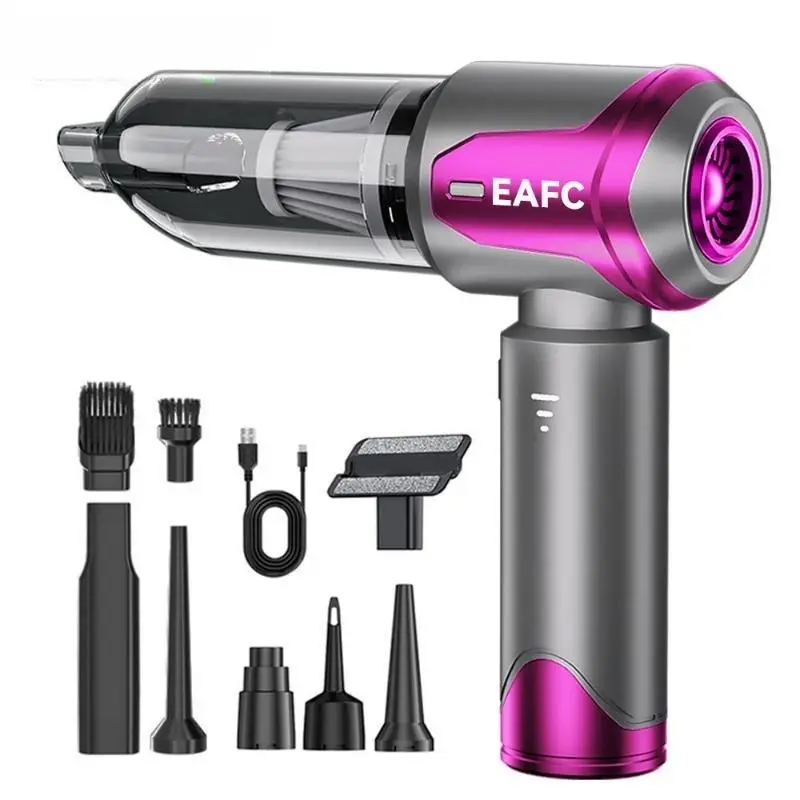 Car Vacuum Cleaner Handheld Vacuum Portable Cordless Compressed Air Duster Air Blower for Car Home Office Pet