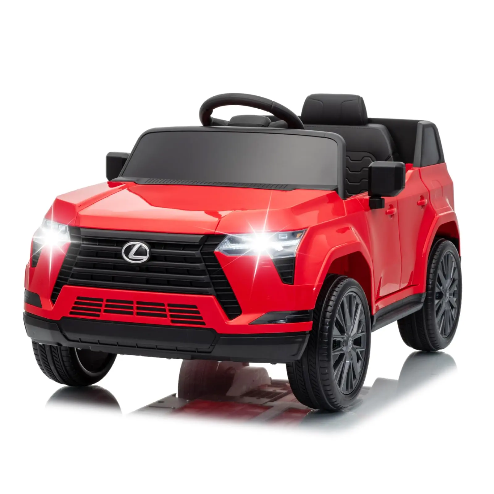 12V Electric Ride-On Car – Parent Remote Control – 4-Wheel Suspension – Music & LED Lights – Battery Powered Toy for Boys & Girls