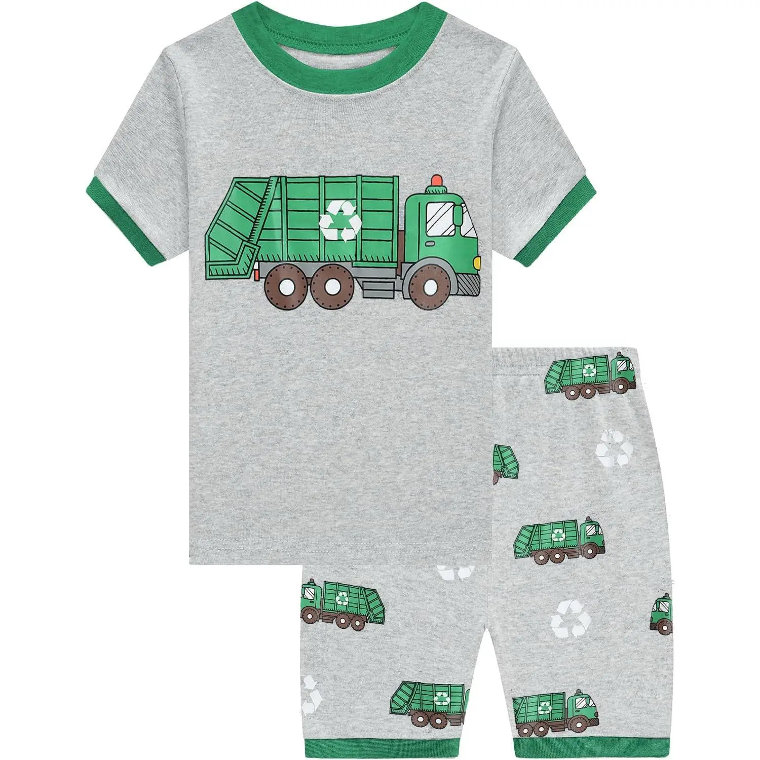 Little Hand Toddler Boys Pajamas Cotton Summer Pjs for Boy Jammies Baby Sleepwear Kids Short Sets for 2-7T,Bamboo,round,neck,casual picture,Santa,silky,girlspajama,christmas,fashionista,year,lounge,fall,cartoon,comfortable,warm,newborn,,clothing,,sta,long