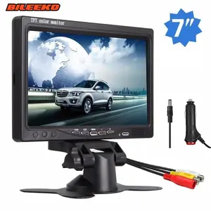 7 Inch Desktop Car Monitor, HD Night Vision, Plug-And-Play, Easy Non-Damaging Installation, Universal Compatibility, Abs Material
