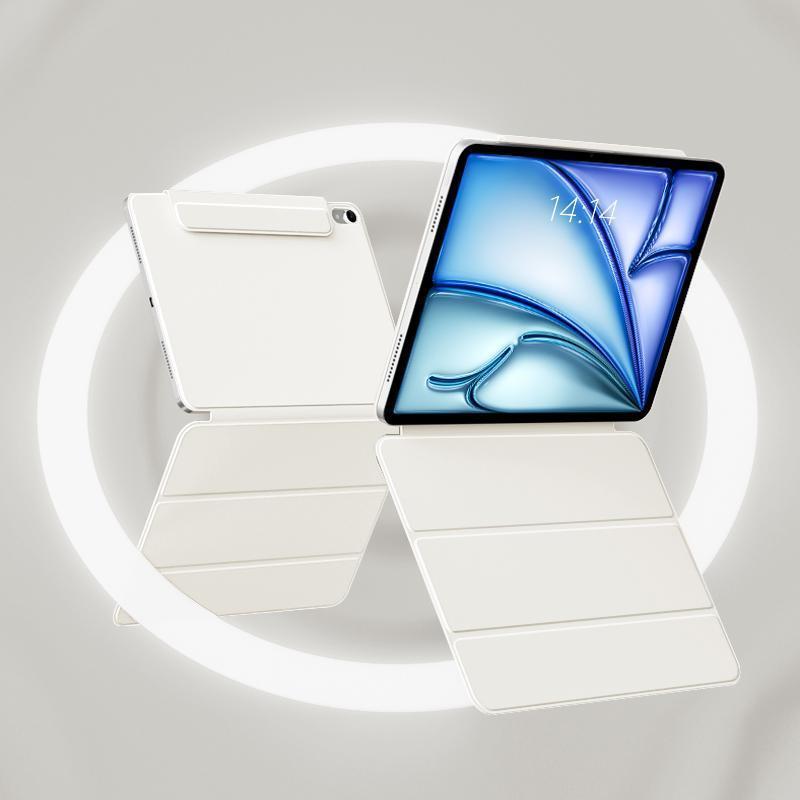 KENKE KENKE Magnetic Attachment Tablet Case, Slim Trifold Stand Tablet Protective Cover, Durable Tablet Protector Cover for iPad 2025 A16 iPad 10th Gen Mini 6 A17 Pro Air 4th Gen iPad Tablet Accessories #TOP PICKS