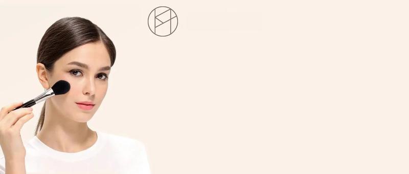 Liquid Foundation Flat brush | Korean Makeup brush with Super Micro brush | studio quality makeup tools