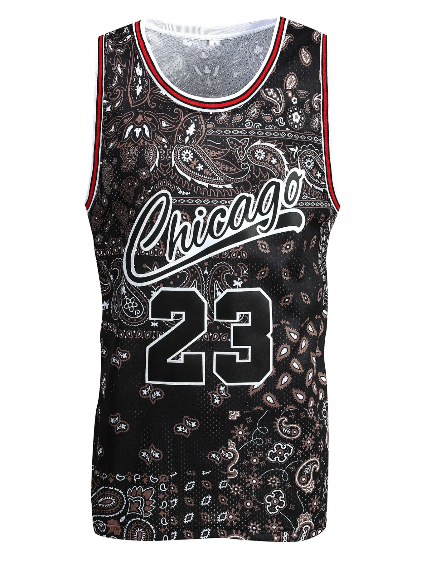 Men's Basketball Jersey 23 Black, Embroidered Sports Top, Casual Fitted Long Sleeve Tee, H-Type Figure Pattern, Unlined Design, Athletic Active Tops