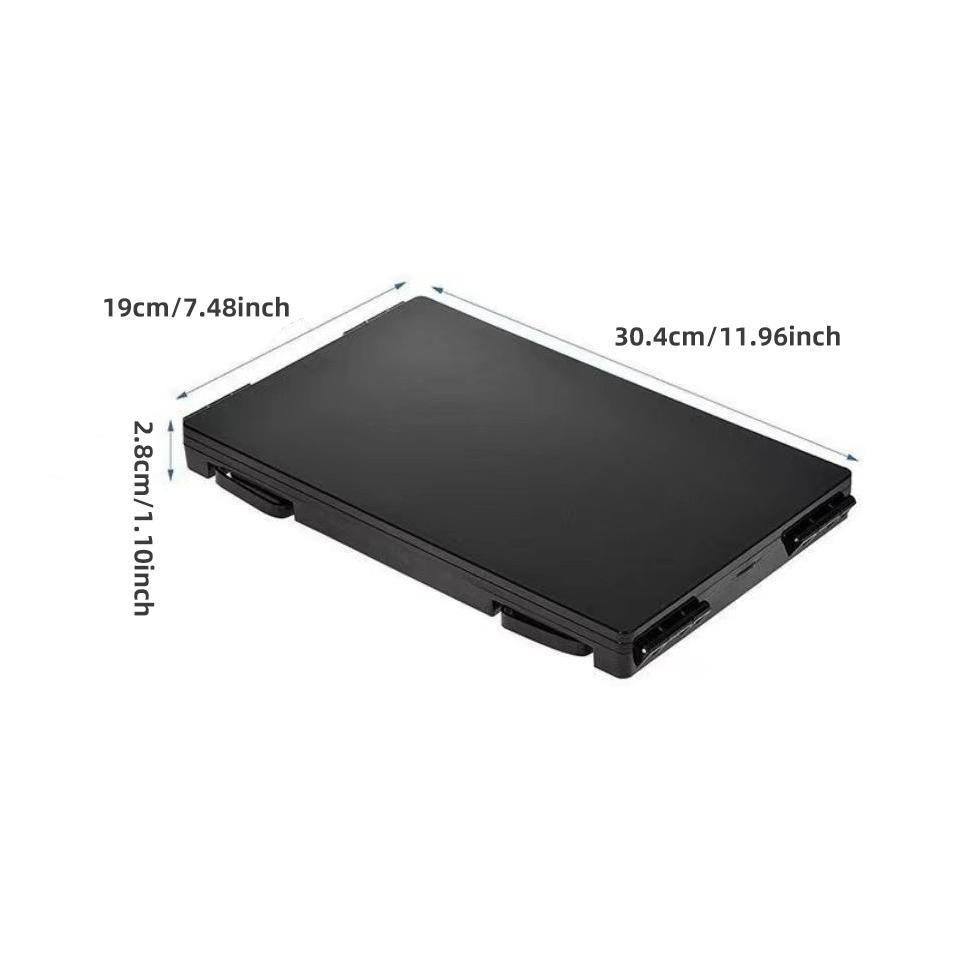 Hanging Foldable Trifold Mirror, 1 Piece Three-sided Folding HD Door Back Hanging Makeup Mirror For Men Women