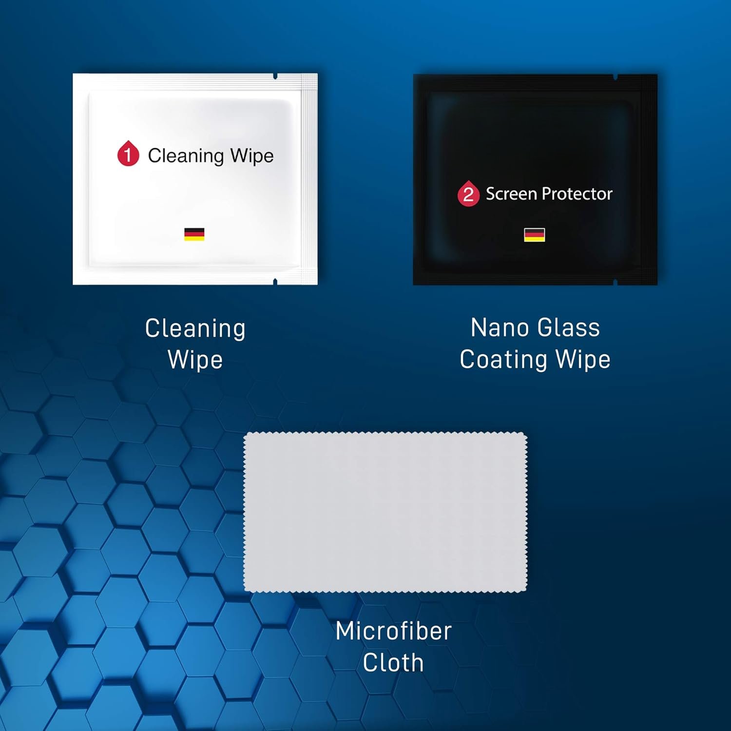 Screen Protector With $500 Coverage | Wipe On Scratch and Shatter Resistant Nano Protection for All Phones Tablets and  Watches - Universal Fit ( and Advanced)