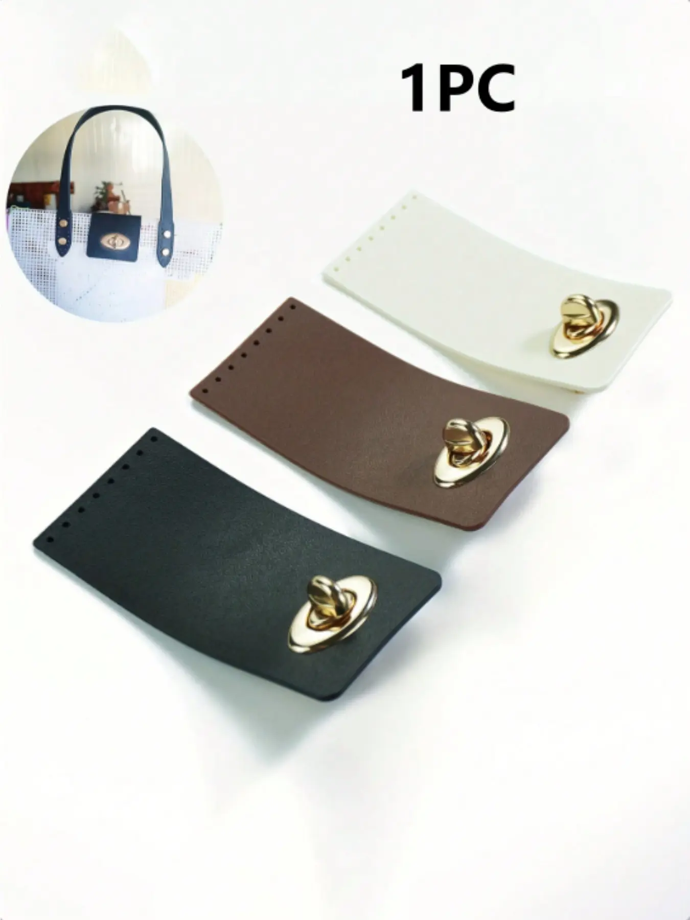 Fashion Metal Dual Flower Lock Buckle, Suitable for Handbags and Wallets, Metal Lock Closure, Bag Accessories, Luggage Hardware