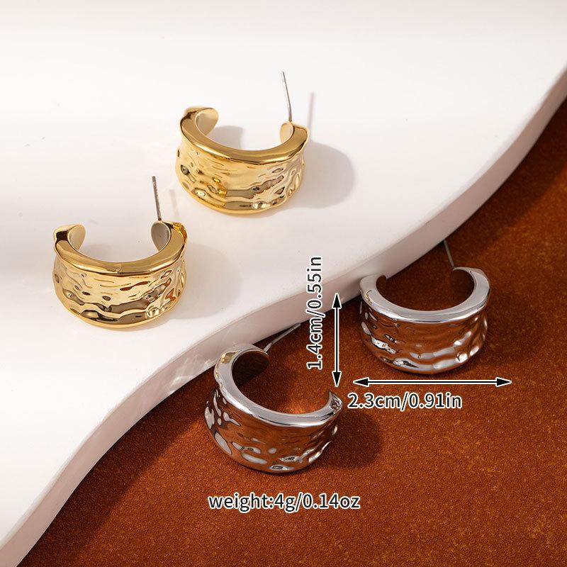 High-end Light Luxury Textured Leaf Earrings, Metallic Style, Personalized Stereo CCB Multi-layer exaggerated Multi-layer Flower Earrings