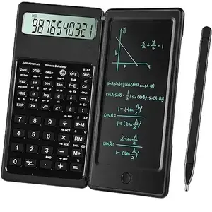 Math calculator with notepad, suitable for middle school, high school, and university, scientific calculator for students, 10-digit large display