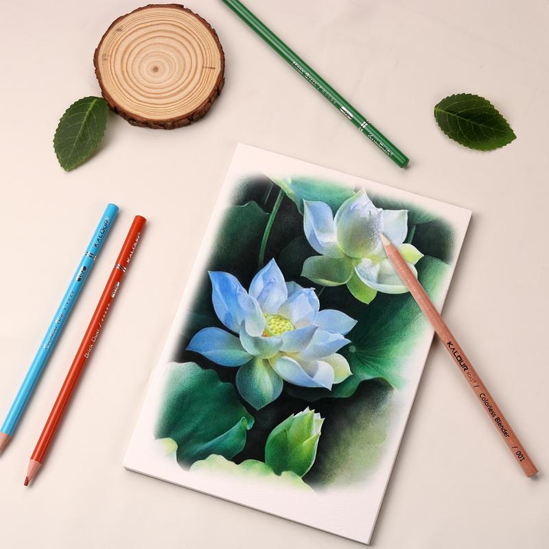 Colorless Blender & Burnisher Pencils Set, 6counts/set Non-pigmented Wax Based Pencil For Blending & Softening Edges, Art Supplies For Artists & Beginners