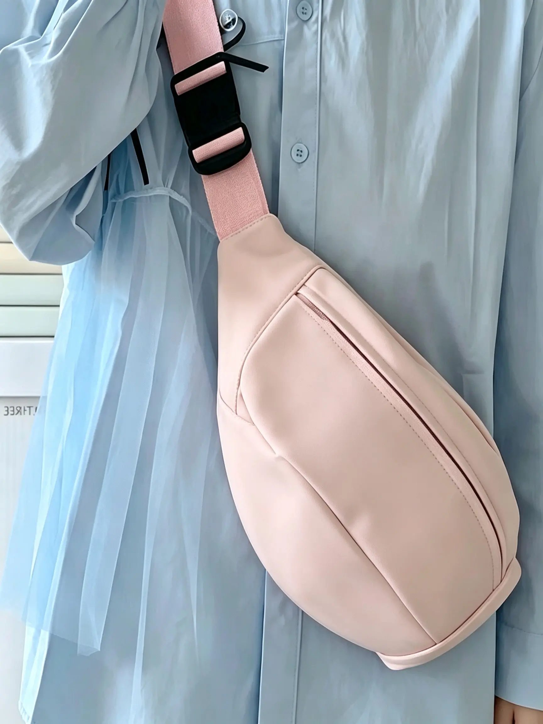 Canvas Casual Bag for Women, 2026 New Crossbody Summer Sports Chest Bag, Unique Versatile Waist Bag, Trendy Fashion Accessory