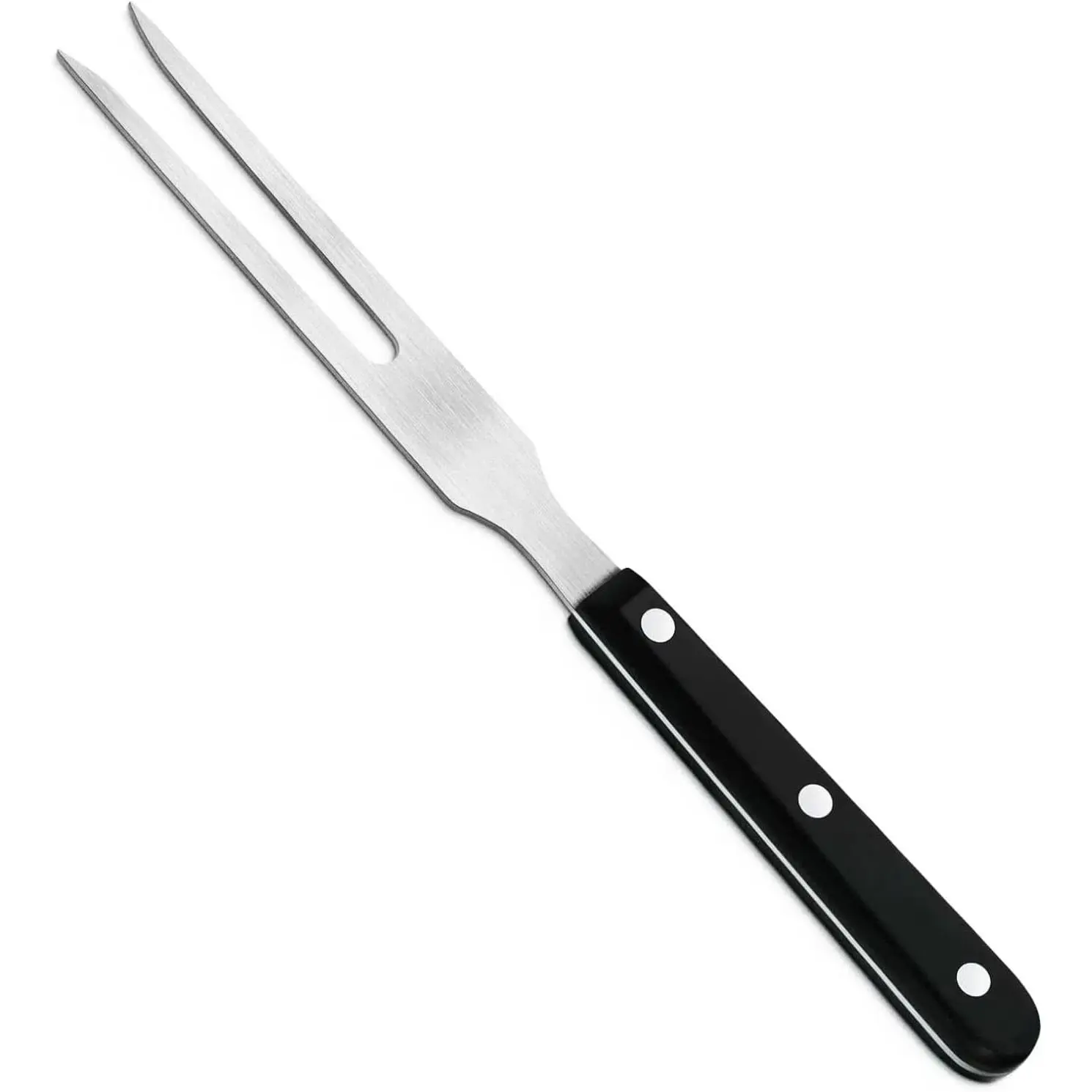 Meat Cooking Fork Stainless Steel Fork - 10.8" Metal Serving Forks for Meat Carving Heavy Duty Two Prong Meat Fork for Grill Lifting Barbecue Forks