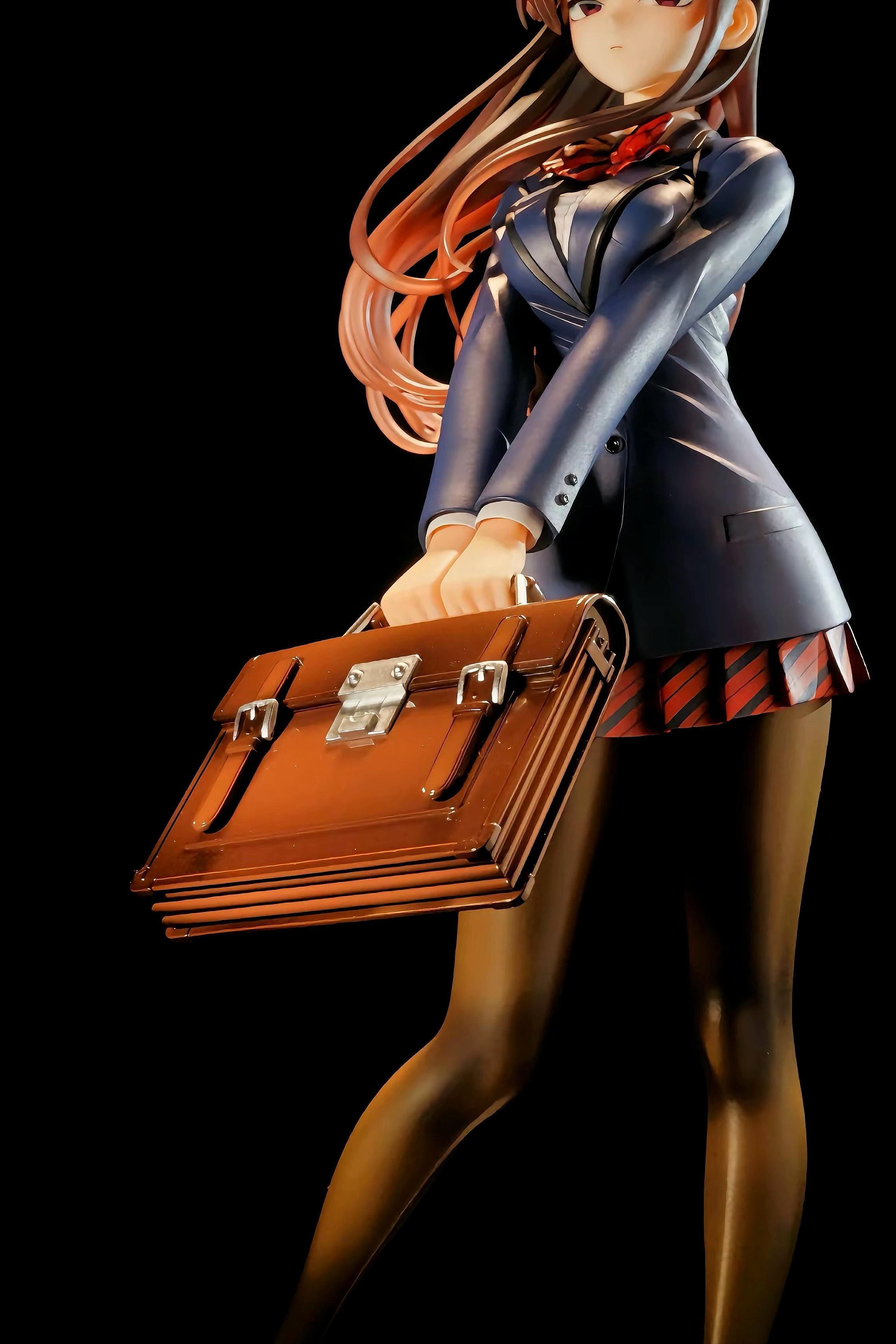 25cm Komi Can't Communicate Komi Shouko Figure Uniform Style Bishoujo PVC Statue Desk Decor Collectible Toy Fan Gift Xmas Gift