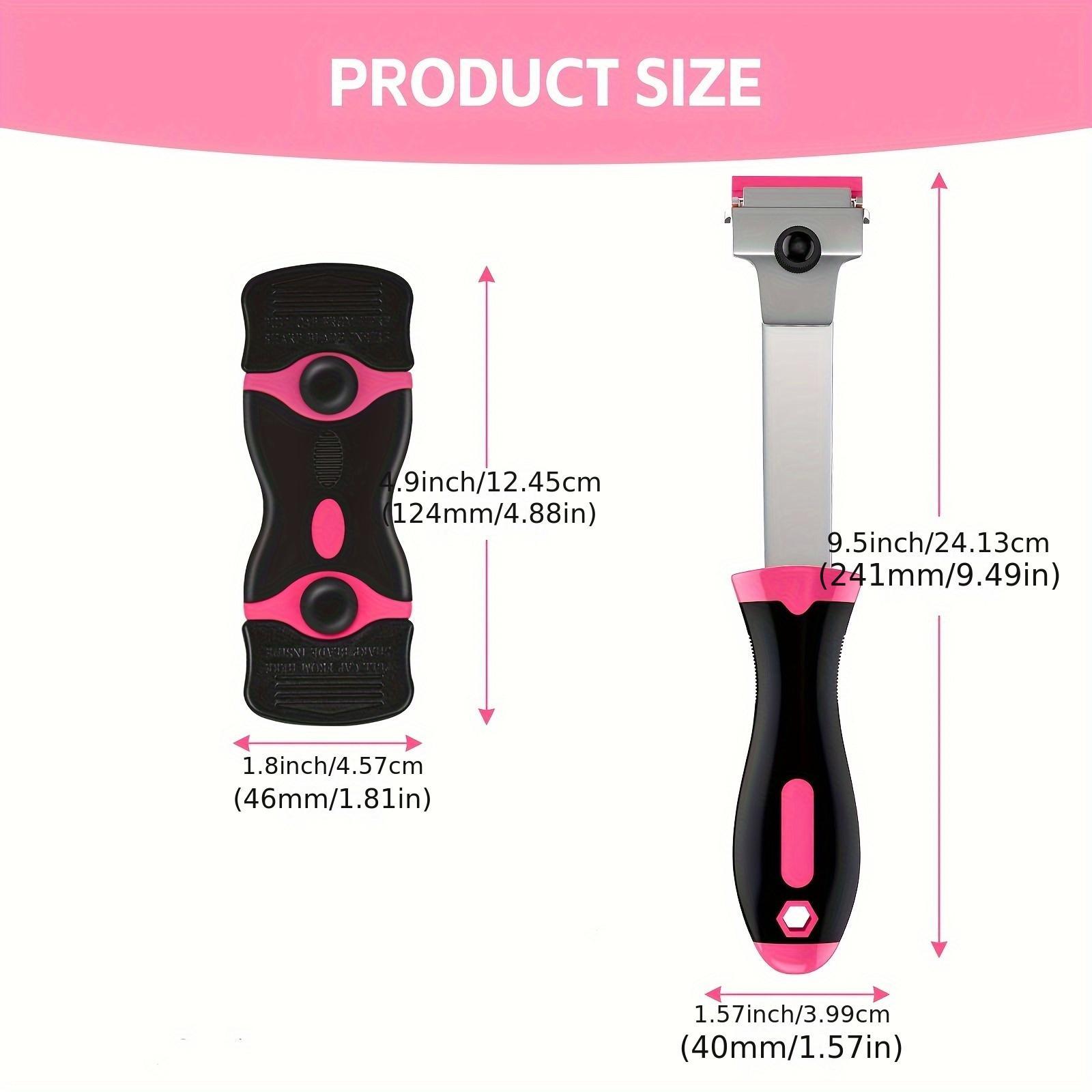 Multifunctional Scraper Tool, 1 Set Including 2 Counts Universal Scraper Tool with 20 Blades, Glass Scraper, Kitchen Fluid Cleaning Tool, Household Items, Home Cleaning Tool, Bathroom Accessory