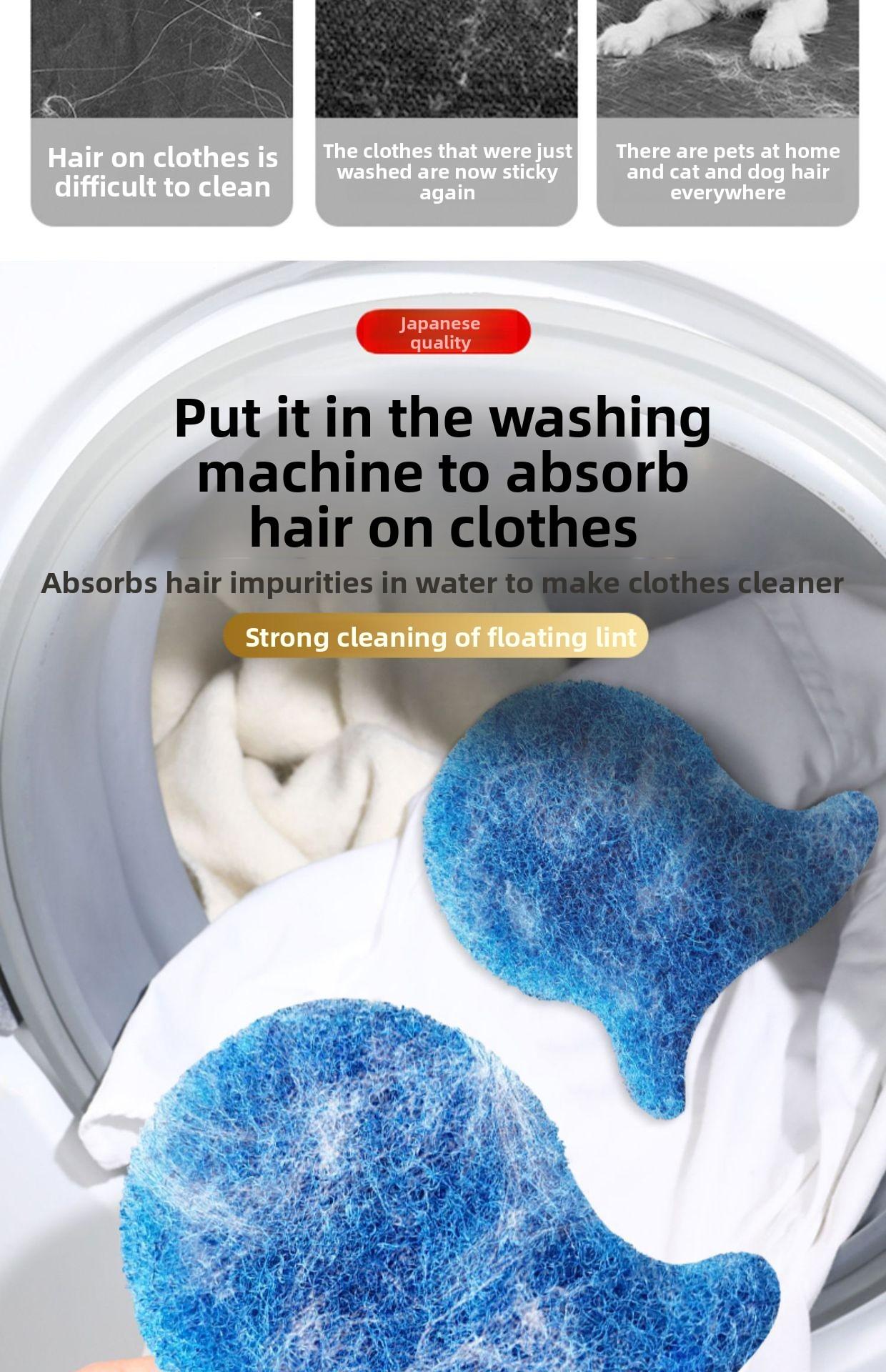 Lint remover for washing machines, anti-tangling laundry ball, magical stain-removing laundry ball, lint collector for washing machines