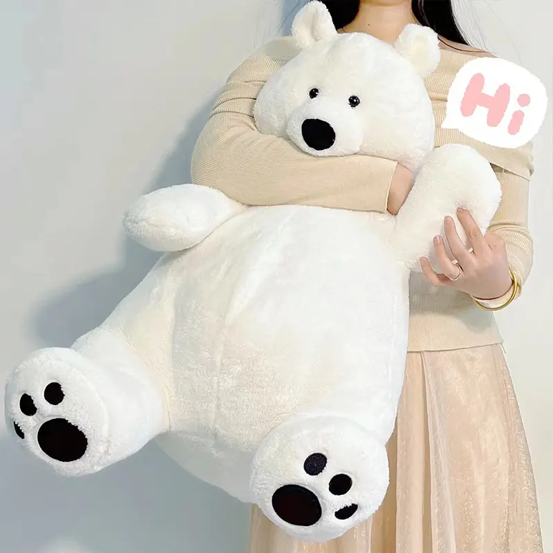 Polar Bear Dango Animal Pillow, Soft Plush Filled Toy, Soft Adorable Stuffed, Room Decor, Kids Birthday Gift, Girl's Heart Gift, Christmas, Thanksgiving